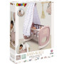 Ігровий набір Smoby Toys Колиска Baby Nurse з балдахіном Сіро-рожева (220373) Ігровий набір Smoby Toys Колиска Baby Nurse з балдахіном Сіро-рожева (220373)