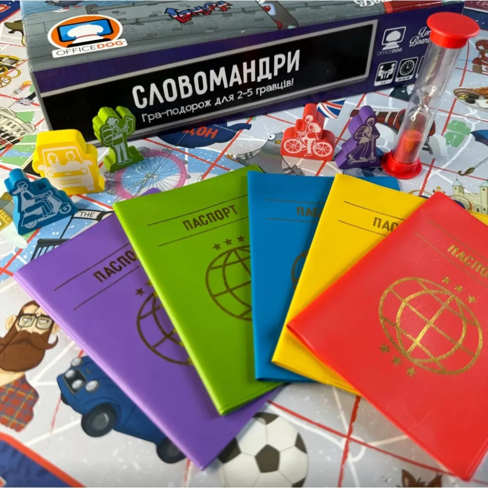Настільна гра Lord of Boards Словомандри (Word Traveler) (укр.) (LOB2338UA)