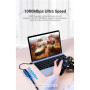 Перехідник USB3.1 Type-C to Ethernet RJ45 1000 Mb Gigabit Vention (CFBBB) Перехідник USB3.1 Type-C to Ethernet RJ45 1000 Mb Gigabit Vention (CFBBB)