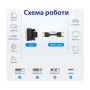 Перехідник DVI-D (24+1) male to HDMI female 1080p ST-Lab (U-994) Перехідник DVI-D (24+1) male to HDMI female 1080p ST-Lab (U-994)