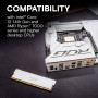 Модуль пам'яті для комп'ютера DDR5 16GB 6400 MHz Pro Overclocking White Micron (CP16G64C38U5W)