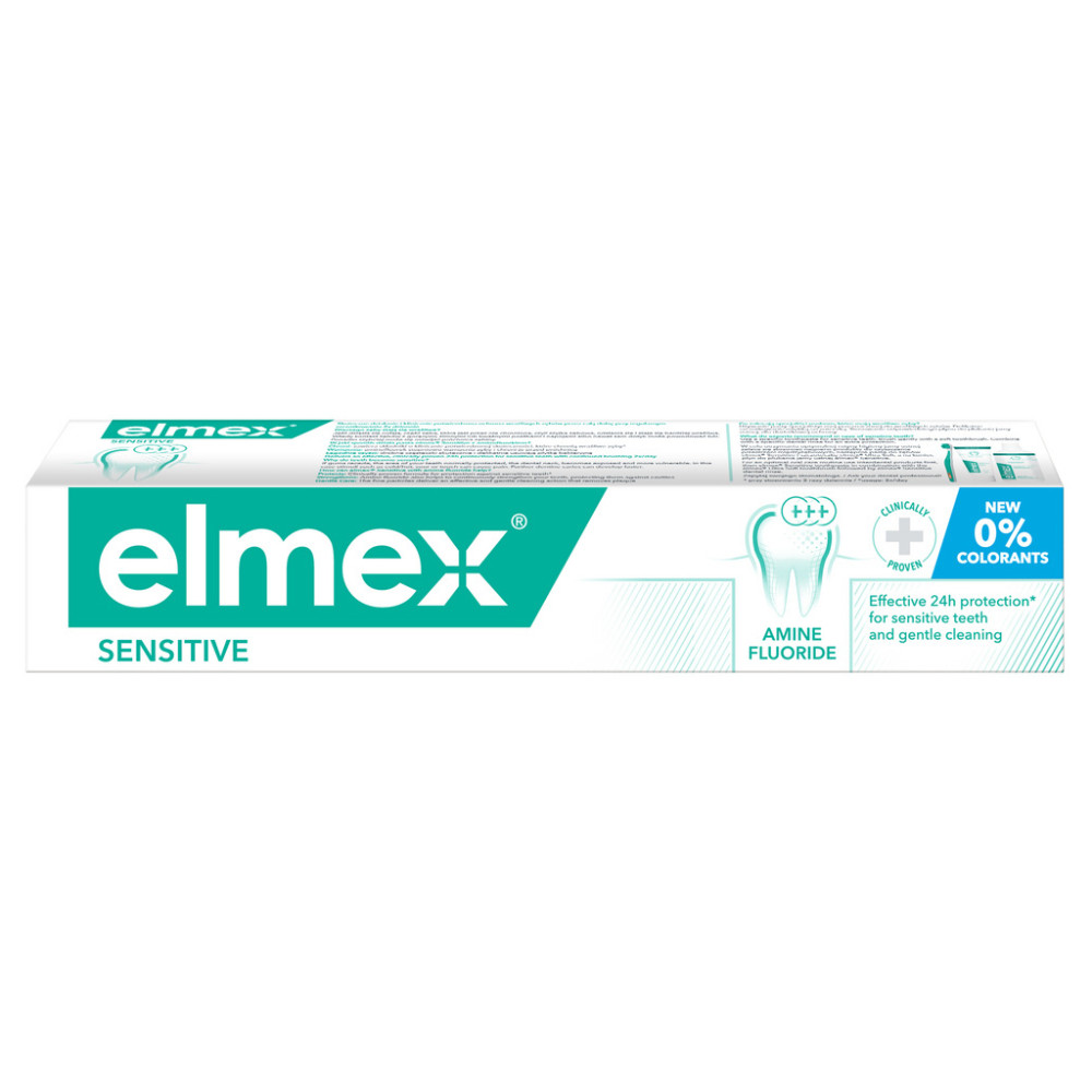 Зубна паста Elmex Sensitive з амінофторидом 75 мл (4007965560200)