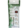 Мережевий подовжувач Defender S318 1.8 m 3 роз switch white (99233) Мережевий подовжувач Defender S318 1.8 m 3 роз switch white (99233)
