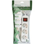 Мережевий подовжувач Defender S330 3.0 m 3 роз switch white (99234) Мережевий подовжувач Defender S330 3.0 m 3 роз switch white (99234)