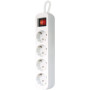 Мережевий подовжувач Defender S418 1.8 m 4 роз switch white (99237) Мережевий подовжувач Defender S418 1.8 m 4 роз switch white (99237)