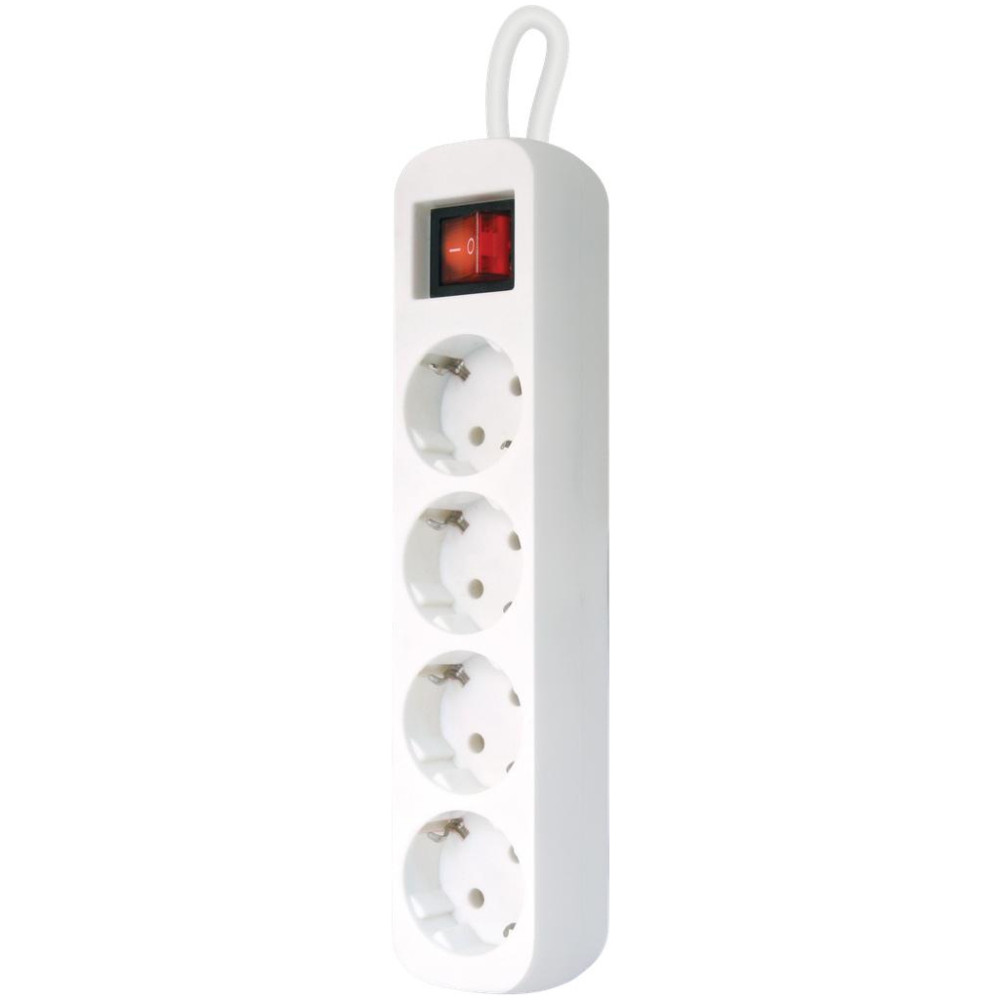 Мережевий подовжувач Defender S450 5.0 m 4 роз switch white (99239)