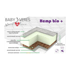 Матрац Верес Hemp Bio+ Aloe vera 200 х 80 х 18 см (52.333.10)