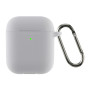 Чохол для навушників Armorstandart Ultrathin Silicone Case With Hook для Apple AirPods 2 Light Grey (ARM59685) Чохол для навушників Armorstandart Ultrathin Silicone Case With Hook для Apple AirPods 2 Light Grey (ARM59685)