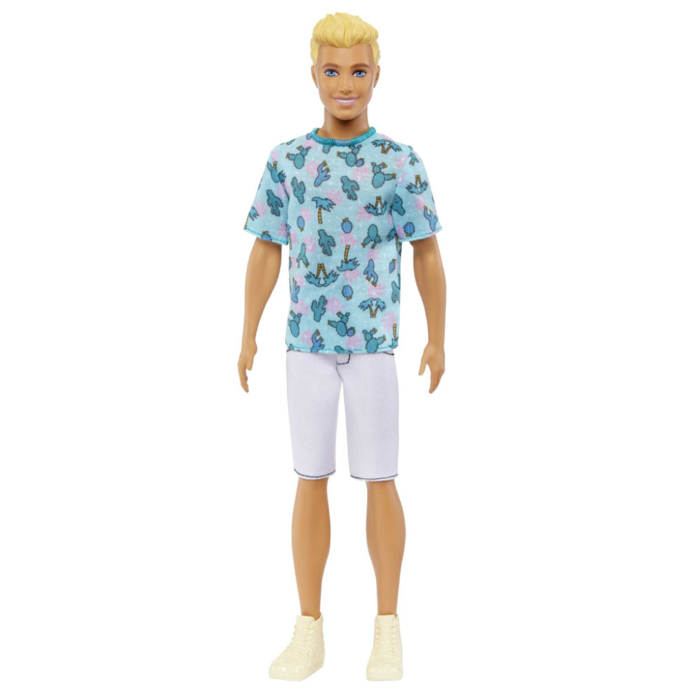 Лялька Barbie Fashionistas Кен у футболці з кактусами (HJT10)