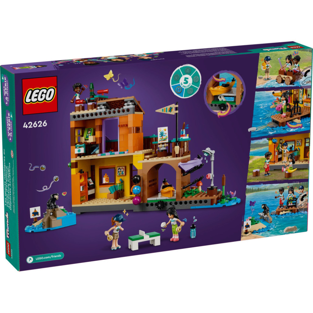Конструктор LEGO Friends Водні види спорту в таборі пригод (42626)