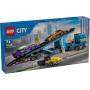 Конструктор LEGO City Вантажівка-транспортер зі спортивними авто (60408) Конструктор LEGO City Вантажівка-транспортер зі спортивними авто (60408)
