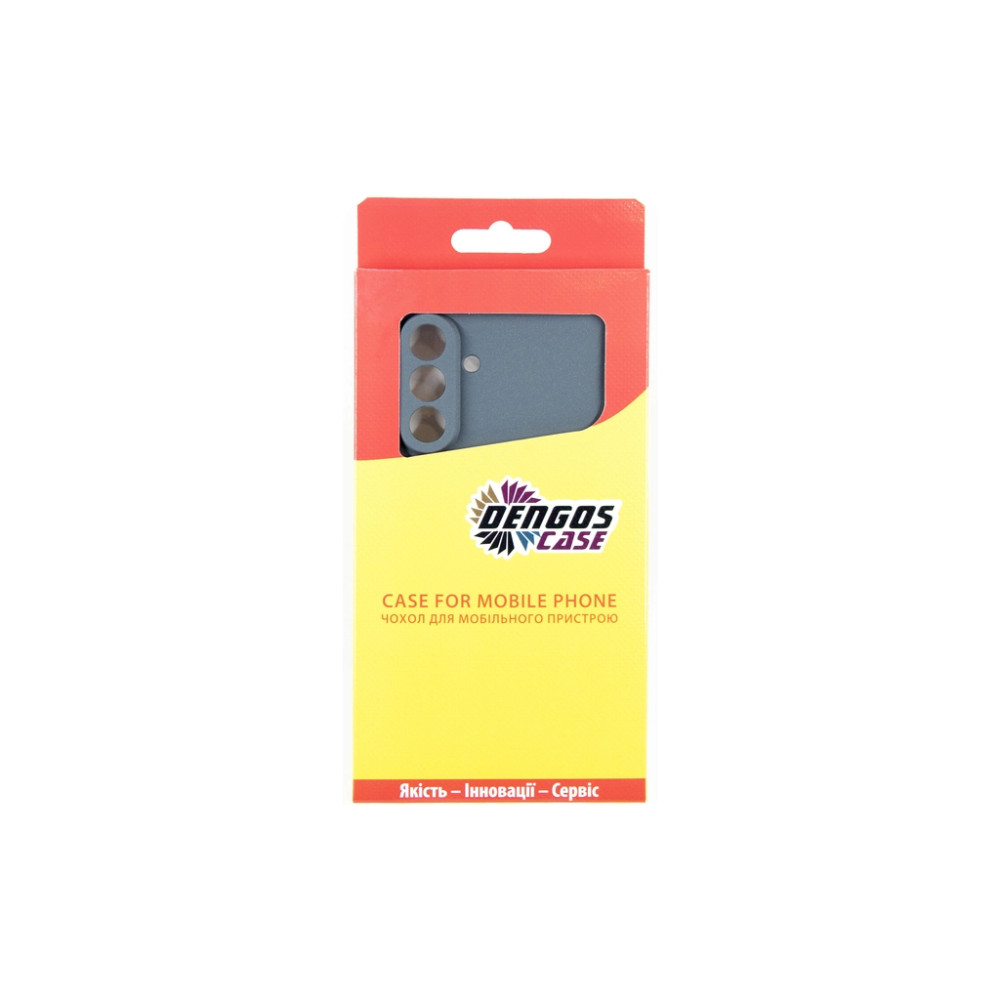 Чохол до мобільного телефона Dengos Kit Samsung Galaxy A56 Carbon + glass (Grey) (DG-KM-138)