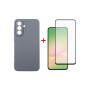 Чохол до мобільного телефона Dengos Kit Samsung Galaxy A56 Carbon + glass (Grey) (DG-KM-138) Чохол до мобільного телефона Dengos Kit Samsung Galaxy A56 Carbon + glass (Grey) (DG-KM-138)