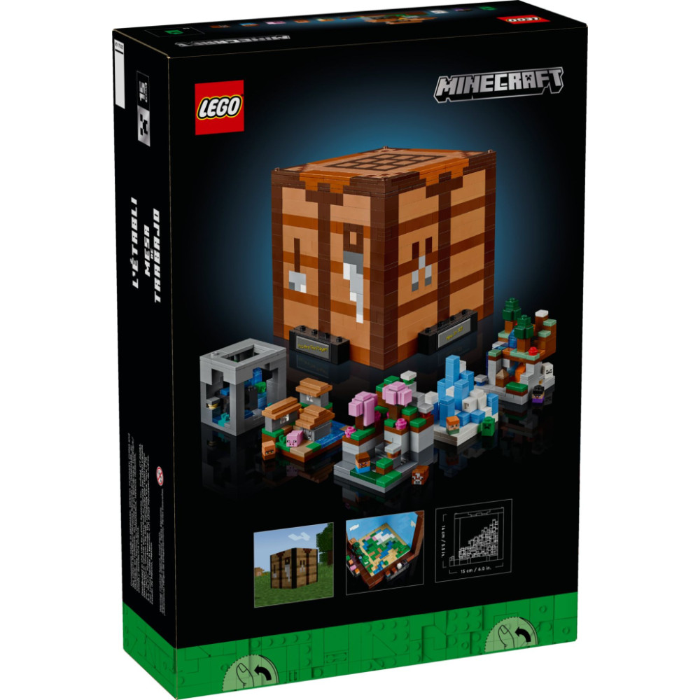 Конструктор LEGO Minecraft Верстак 1195 деталей (21265)