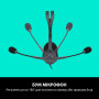 Навушники Logitech H110 Stereo Headset with 2*3pin jacks (981-000271) Навушники Logitech H110 Stereo Headset with 2*3pin jacks (981-000271)