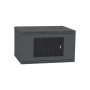 Шафа настінна Ipcom 6U, 600*450, перфоровані дверцята, RAL9005 (СН-6U-060х045-ДП-9005) Шафа настінна Ipcom 6U, 600*450, перфоровані дверцята, RAL9005 (СН-6U-060х045-ДП-9005)