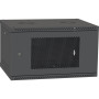 Шафа настінна Ipcom 6U, 600*600, перфоровані дверцята, RAL9005 (СН-6U-060х060-ДП-9005) Шафа настінна Ipcom 6U, 600*600, перфоровані дверцята, RAL9005 (СН-6U-060х060-ДП-9005)