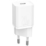 Зарядний пристрій Baseus Super Si Quick Charger 1C 20W EU White (CCSUP-B02) Зарядний пристрій Baseus Super Si Quick Charger 1C 20W EU White (CCSUP-B02)