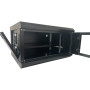 Шафа настінна GEAR 4U 19'' 530x400x240 мм, black (GWMSN-4U) Шафа настінна GEAR 4U 19'' 530x400x240 мм, black (GWMSN-4U)