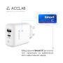 Зарядний пристрій ACCLAB AL-TC220 (1xUSB, 1xType-C) (1283126556494) Зарядний пристрій ACCLAB AL-TC220 (1xUSB, 1xType-C) (1283126556494)