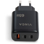 Зарядний пристрій Vinga GaN 65W PD+QC 2C1A ports Wall Charger (VCPCHCCA65B) Зарядний пристрій Vinga GaN 65W PD+QC 2C1A ports Wall Charger (VCPCHCCA65B)