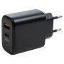Зарядний пристрій Vinga GaN 65W PD+QC 1C1A ports Wall Charger (VCPCHCA65B) Зарядний пристрій Vinga GaN 65W PD+QC 1C1A ports Wall Charger (VCPCHCA65B)