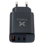 Зарядний пристрій Vinga 2xUSB-C PD30W + USB-A QC30W Display 30W Max (VCR30ACCDB) Зарядний пристрій Vinga 2xUSB-C PD30W + USB-A QC30W Display 30W Max (VCR30ACCDB)