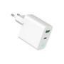 Зарядний пристрій Gembird 1xUSB-A + 1 Type-C (PD20Вт + QC3.0 18Вт) white (TA-UC-PDQC20L-W-01) Зарядний пристрій Gembird 1xUSB-A + 1 Type-C (PD20Вт + QC3.0 18Вт) white (TA-UC-PDQC20L-W-01)