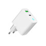 Зарядний пристрій Gembird 1xUSB-A + 1 Type-C (PD20Вт + QC3.0 18Вт) white (TA-UC-PDQC20L-W-01) Зарядний пристрій Gembird 1xUSB-A + 1 Type-C (PD20Вт + QC3.0 18Вт) white (TA-UC-PDQC20L-W-01)