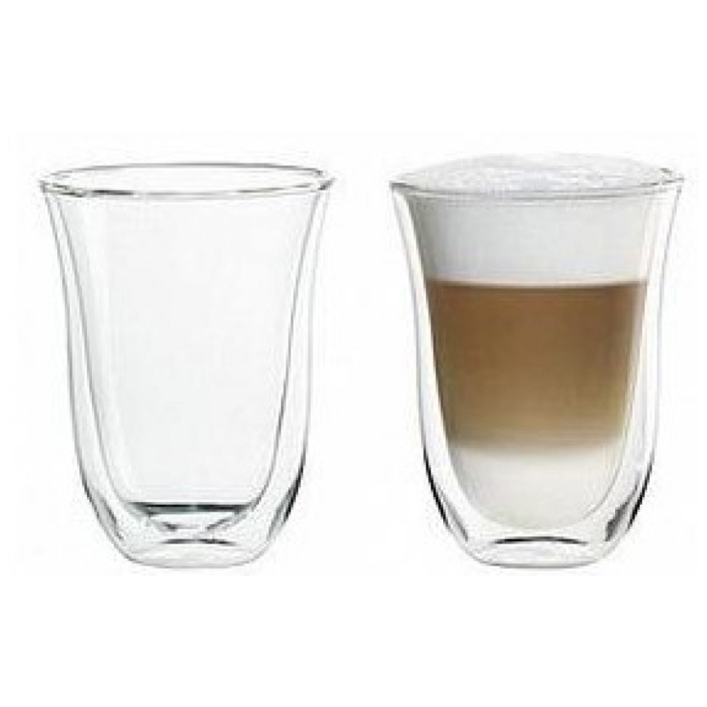 Набір склянок DeLonghi Latte Macchiato 2 шт 330 мл (00000010992)