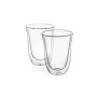 Набір склянок DeLonghi Latte Macchiato 2 шт 330 мл (00000010992) Набір склянок DeLonghi Latte Macchiato 2 шт 330 мл (00000010992)