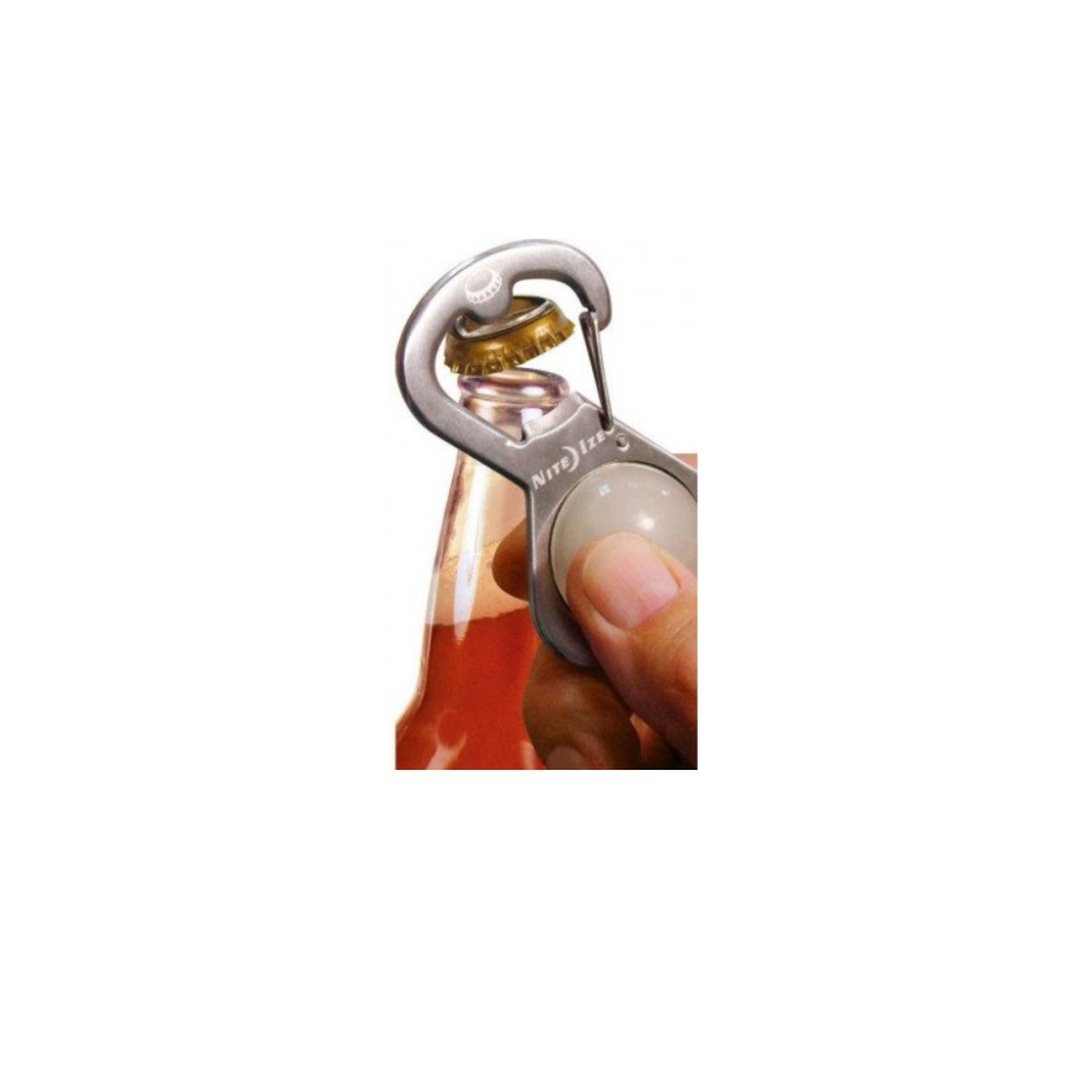 Карабін туристичний Nite ize Carb SS Opener NI812 Steel (4823082710959)