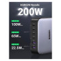 Зарядний пристрій Ugreen 6xUSB 200W (4хUSB-C+2xUSB-A) Gan CD271 (40914) Зарядний пристрій Ugreen 6xUSB 200W (4хUSB-C+2xUSB-A) Gan CD271 (40914)