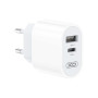 Зарядний пристрій XO L97 (1Type-C/1USB/2.4A) + Type-C - Lightning White (XO-L97-LG) Зарядний пристрій XO L97 (1Type-C/1USB/2.4A) + Type-C - Lightning White (XO-L97-LG)