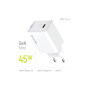 Зарядний пристрій ColorWay GaN Mini 45W PD Port PPS USB-C white (CW-CHS057PD-WT) Зарядний пристрій ColorWay GaN Mini 45W PD Port PPS USB-C white (CW-CHS057PD-WT)