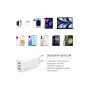 Зарядний пристрій ColorWay GaN Mini 65W PD Port PPS USB (USB-2C1A) white (CW-CHS058PD-WT) Зарядний пристрій ColorWay GaN Mini 65W PD Port PPS USB (USB-2C1A) white (CW-CHS058PD-WT)