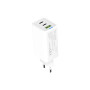 Зарядний пристрій ColorWay GaN Mini 65W PD Port PPS USB (USB-2C1A) white (CW-CHS058PD-WT) Зарядний пристрій ColorWay GaN Mini 65W PD Port PPS USB (USB-2C1A) white (CW-CHS058PD-WT)