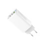 Зарядний пристрій ColorWay GaN Mini 65W PD Port PPS USB (USB-2C1A) white (CW-CHS058PD-WT) Зарядний пристрій ColorWay GaN Mini 65W PD Port PPS USB (USB-2C1A) white (CW-CHS058PD-WT)