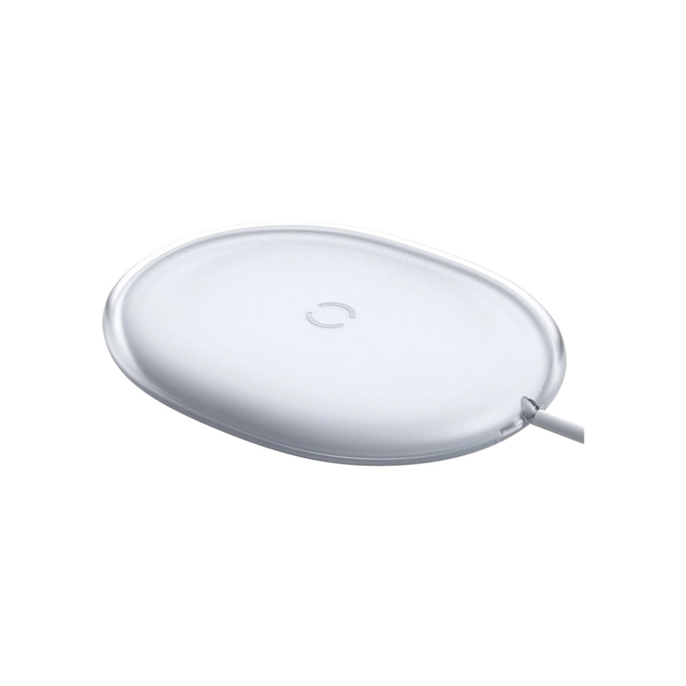 Зарядний пристрій Baseus Jelly wireless charger 15W White (WXGD-02)