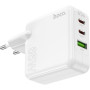 Зарядний пристрій HOCO C115A Header 2xUSB-C PD65W + 1xUSB QC3.0 GaN White (6931474798312) Зарядний пристрій HOCO C115A Header 2xUSB-C PD65W + 1xUSB QC3.0 GaN White (6931474798312)