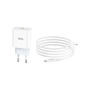 Зарядний пристрій HOCO C76A Plus Speed Source USB-C PD20W + cable USB-C to Lightning White (6931474746924) Зарядний пристрій HOCO C76A Plus Speed Source USB-C PD20W + cable USB-C to Lightning White (6931474746924)
