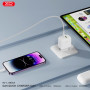 Зарядний пристрій XO L138 48W USB-C PD30W + USB-A QC18W White (L138_White) Зарядний пристрій XO L138 48W USB-C PD30W + USB-A QC18W White (L138_White)