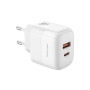 Зарядний пристрій XO L138 48W USB-C PD30W + USB-A QC18W White (L138_White) Зарядний пристрій XO L138 48W USB-C PD30W + USB-A QC18W White (L138_White)
