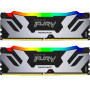 Модуль пам'яті для комп'ютера DDR5 64GB (2x32GB) 6400 MHz Renegade RGB XMP Kingston Fury (ex.HyperX) (KF564C32RSAK2-64) Модуль пам'яті для комп'ютера DDR5 64GB (2x32GB) 6400 MHz Renegade RGB XMP Kingston Fury (ex.HyperX) (KF564C32RSAK2-64)