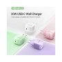 Зарядний пристрій Vention 1xUSB-C 20W PD3.0/QC3.0 Purple (FEJV0-EU) Зарядний пристрій Vention 1xUSB-C 20W PD3.0/QC3.0 Purple (FEJV0-EU)