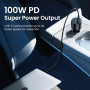 Зарядний пристрій Ugreen 3xUSB 130W (2xUSB-C+USB-A) QC 3.0 black (CD293) (90413) Зарядний пристрій Ugreen 3xUSB 130W (2xUSB-C+USB-A) QC 3.0 black (CD293) (90413)