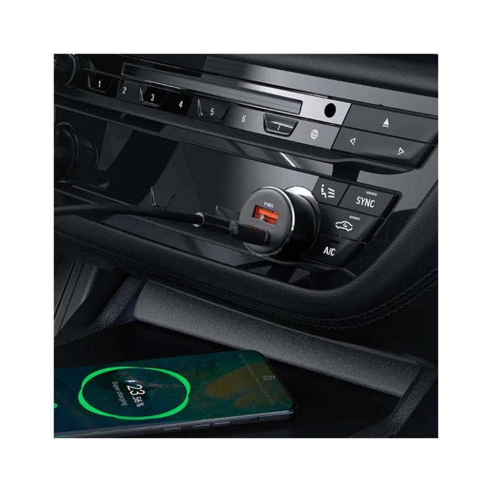 Зарядний пристрій Acefast 2xUSB 60W (USB-C + USB-A) B12 (6974316282914)