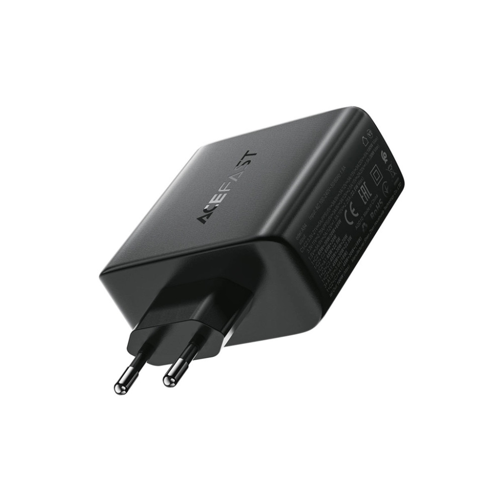 Зарядний пристрій Acefast 4xUSB 100W (3xUSB-C+USB-A) Gan A94 Fast Charger Black (6974316283133)
