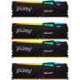 Модуль пам'яті для комп'ютера DDR5 128GB (4x32GB) 5600 MHz Beast RGB XMP Kingston Fury (ex.HyperX) (KF556C40BBAK4-128) Модуль пам'яті для комп'ютера DDR5 128GB (4x32GB) 5600 MHz Beast RGB XMP Kingston Fury (ex.HyperX) (KF556C40BBAK4-128)