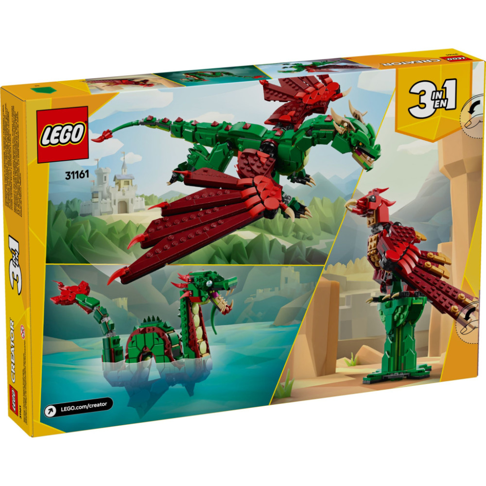 Конструктор LEGO Creator Середньовічний дракон (31161)